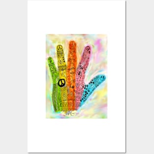 The Hand of Peace Posters and Art